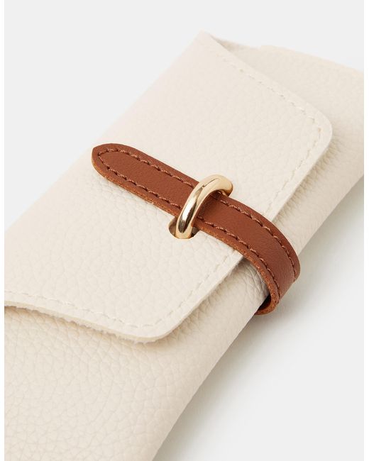 Accessorize Natural Buckle Sunglasses Case
