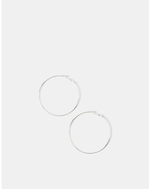 Accessorize Brown Large Hoop Earrings