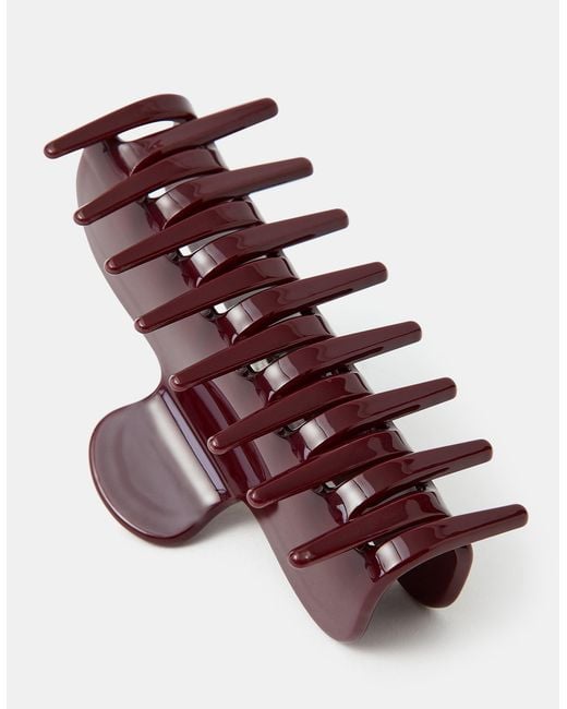 Accessorize Purple Large Glossy Claw Clip