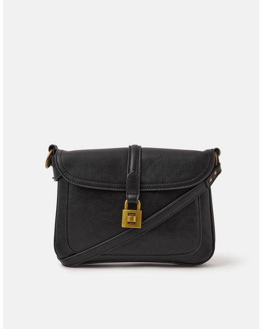 Accessorize Blue Padlock Crossbody Bag