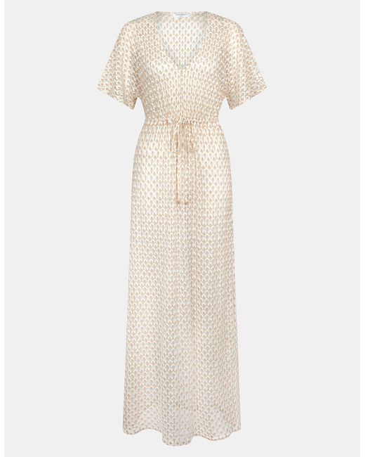 Accessorize Natural Knit Kaftan Maxi Dress
