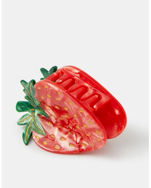 Accessorize Red Strawberry Claw Clip