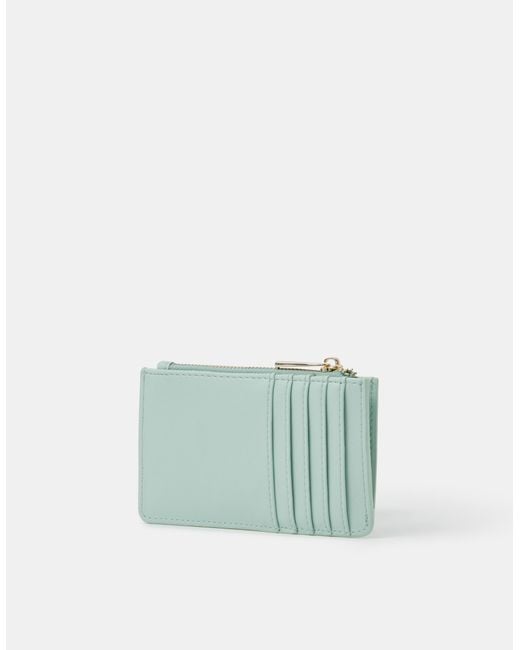 Accessorize Green Plain Card Holder