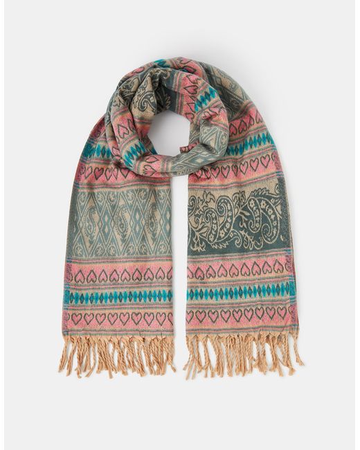 Accessorize Multicolor Paisley Blanket Scarf