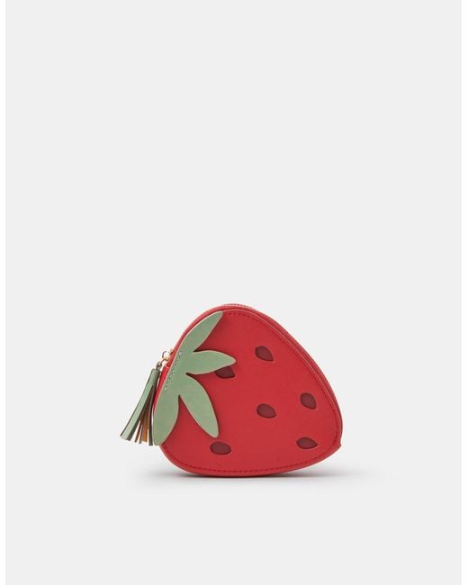 Accessorize Red Strawberry Coin Purse