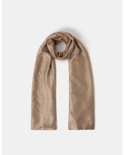 Accessorize Natural Lightweight Shimmer Scarf