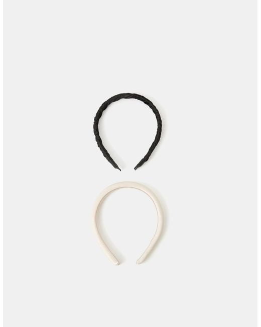 Accessorize Blue 2-Pack Slim Headbands