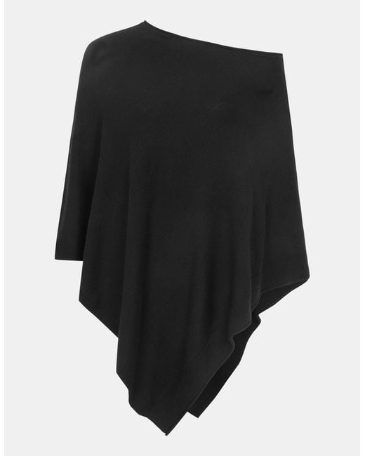 Accessorize Blue Knit Poncho