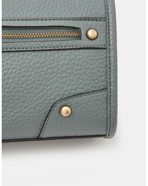Accessorize Blue Faux Leather Crossbody Bag