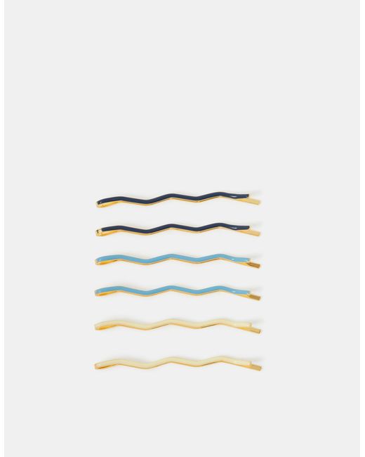 Accessorize Natural 6-Pack Wiggle Hair Slides