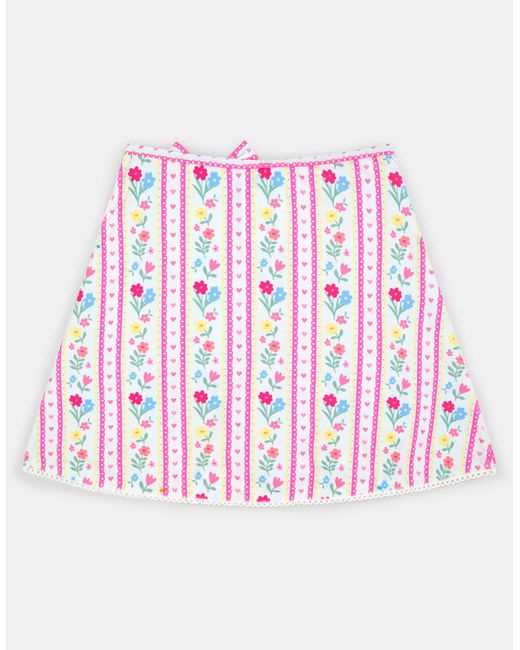 Accessorize Natural Floral Print Swim Skirt