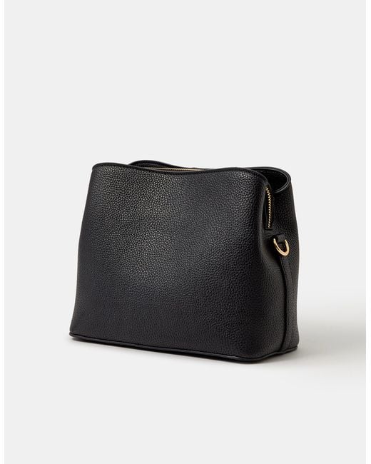 Accessorize Black Webbing Strap Crossbody Bag