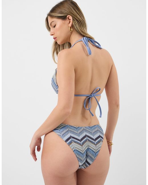 Accessorize Blue Crochet Bikini Bottoms