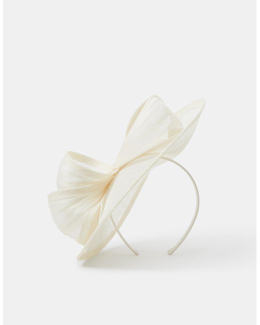 Accessorize Natural Bow Teardrop Fascinator