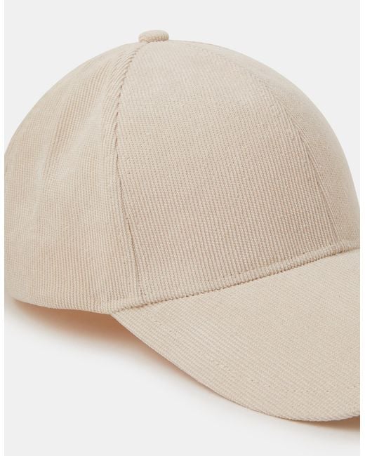Accessorize Natural Corduroy Cap