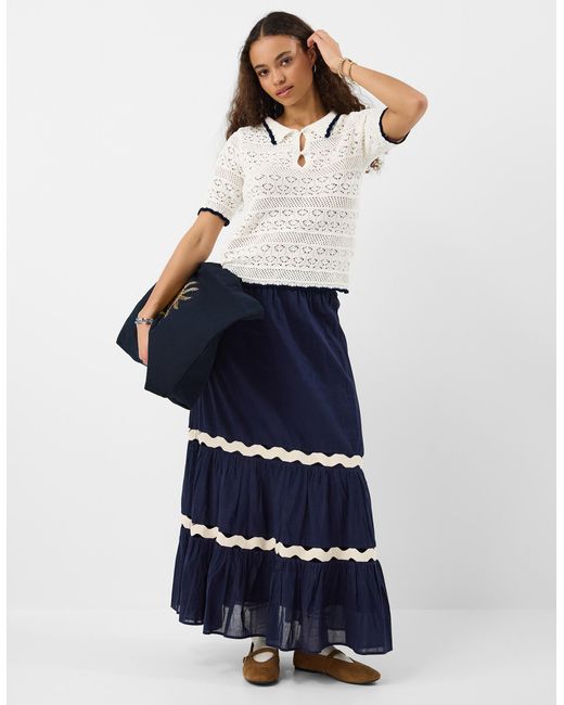 Accessorize White Knitted Polo Shirt