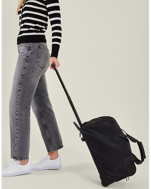 Accessorize Black Wheeled Weekend Bag