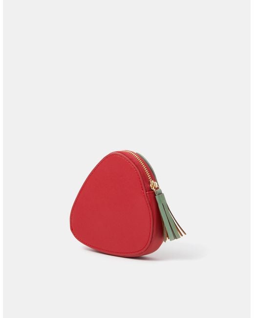 Accessorize Red Strawberry Coin Purse