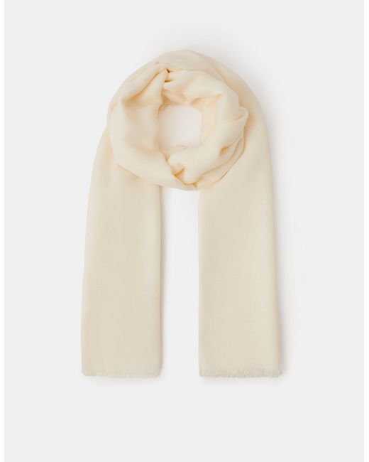 Accessorize Natural Lightweight Plain Scarf