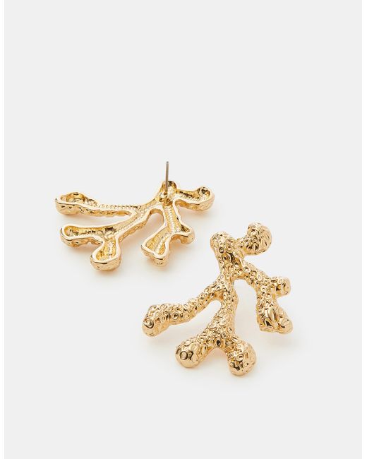 Accessorize Natural Reef Stud Earrings