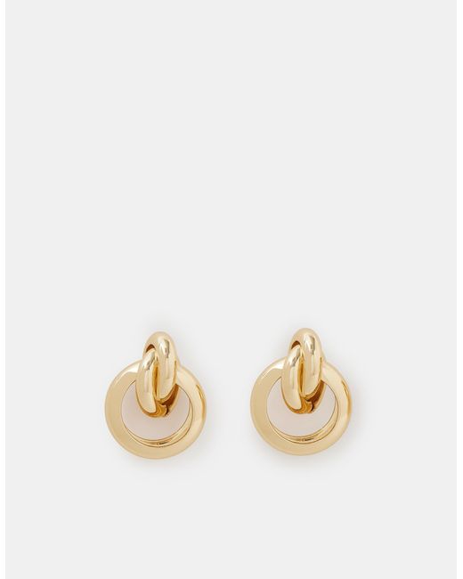 Accessorize Metallic Statement Knot Stud Earrings
