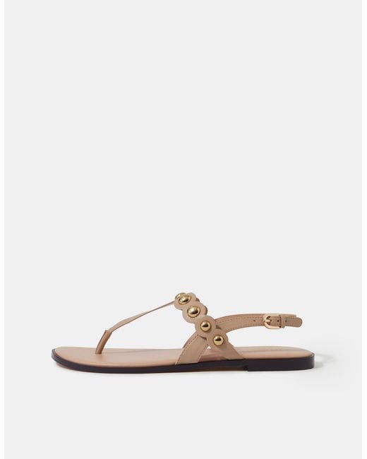 Accessorize Pink Stud Strappy Sandals