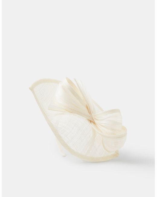 Accessorize Natural Bow Teardrop Fascinator