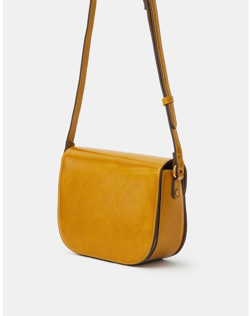 Accessorize Orange Patent Crossbody Bag