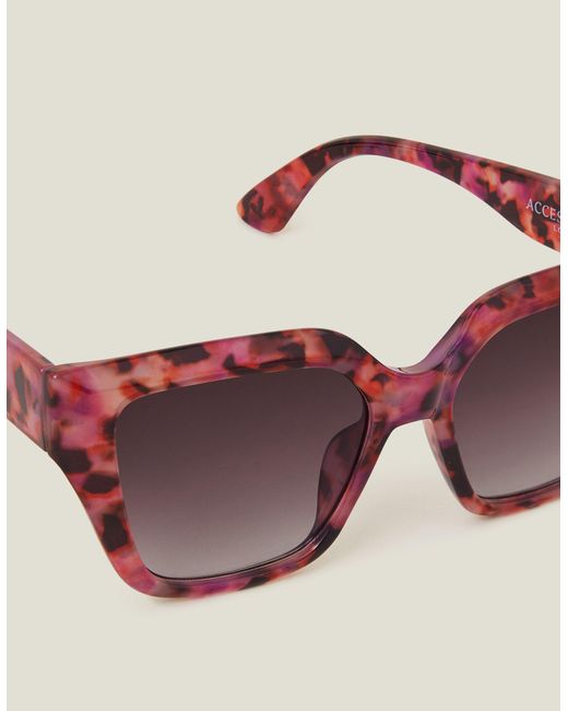 Accessorize Tortoiseshell Cat Eye Sunglasses in Pink Lyst UK