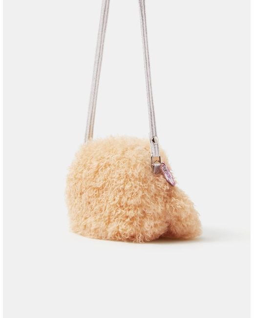 Accessorize White Poodle Crossbody Bag