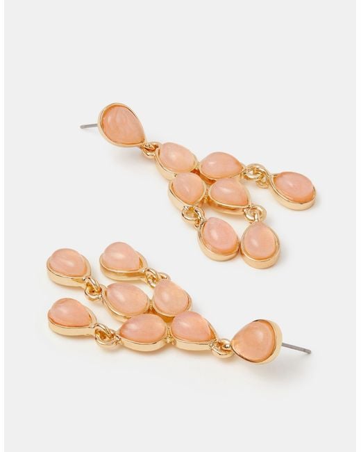 Accessorize Natural Chandelier Drop Earrings