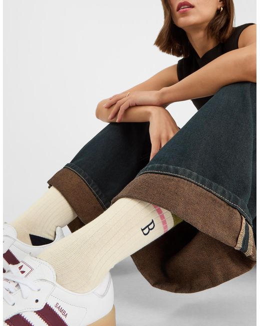 Accessorize White Initial Socks