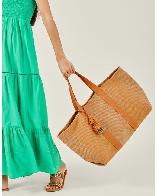 Accessorize Brown Oversized Shopper Bag
