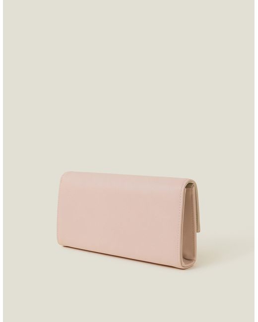 Accessorize Natural Bow Clutch Bag