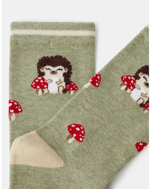 Accessorize Multicolor Hedgehog Socks