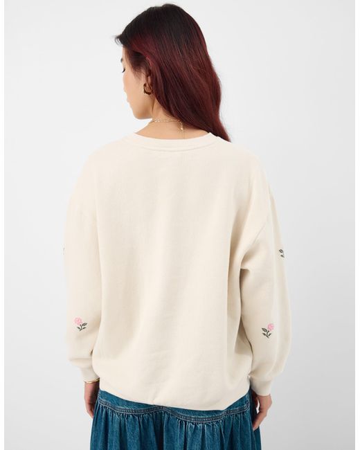 Accessorize White Floral Embroidered Jumper
