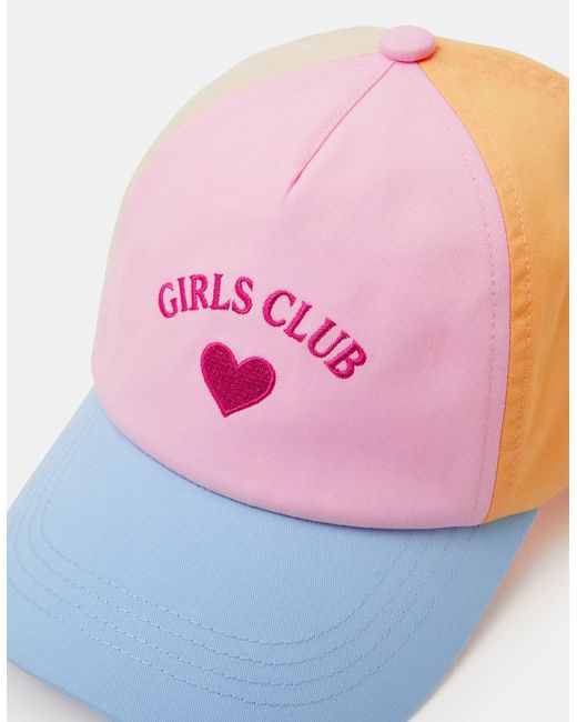 Accessorize Multicolor Club Colourblock Baseball Cap