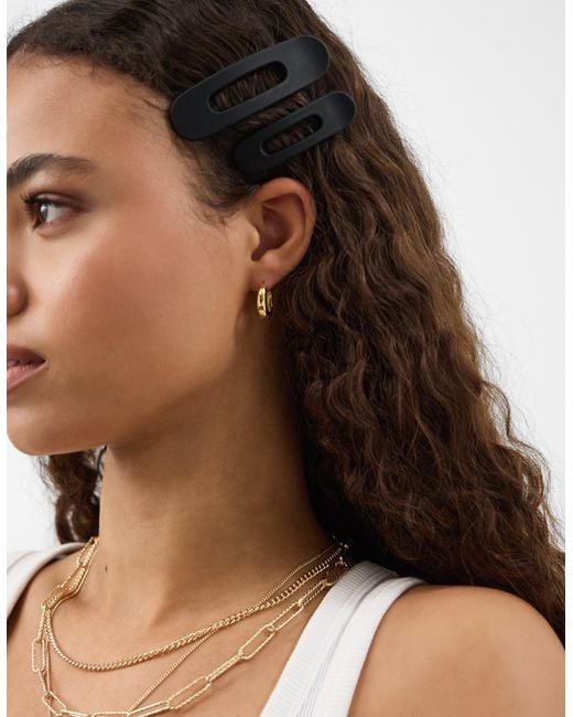 Accessorize White 2-Pack Salon Hair Clips