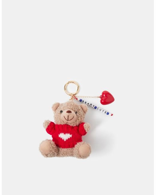 Accessorize White Bear Bag Charm