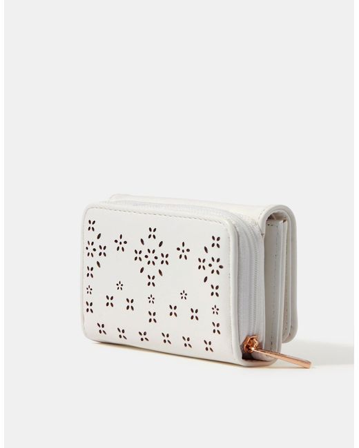 Accessorize White Cut Out Purse