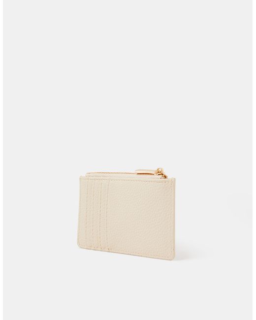 Accessorize Natural Cherry Embroidered Card Holder