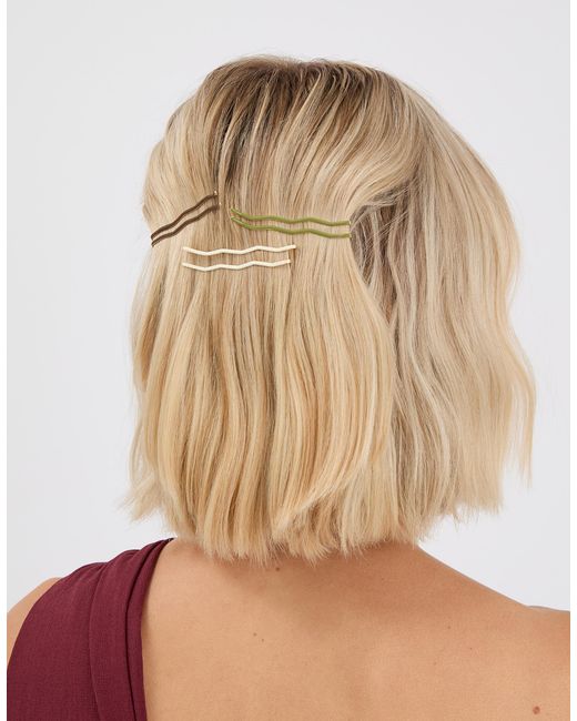 Accessorize White 6-Pack Wiggle Hair Slides