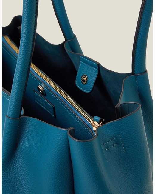 Accessorize Blue Women's Soft Shoulder Bag Teal