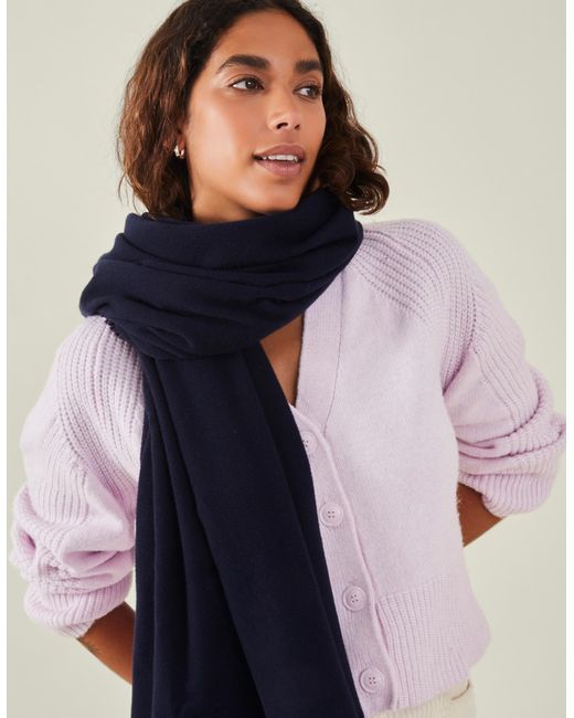 Accessorize Black Grace Super-Soft Blanket Scarf