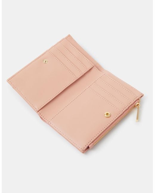 Accessorize Pink Slimline Zip Purse