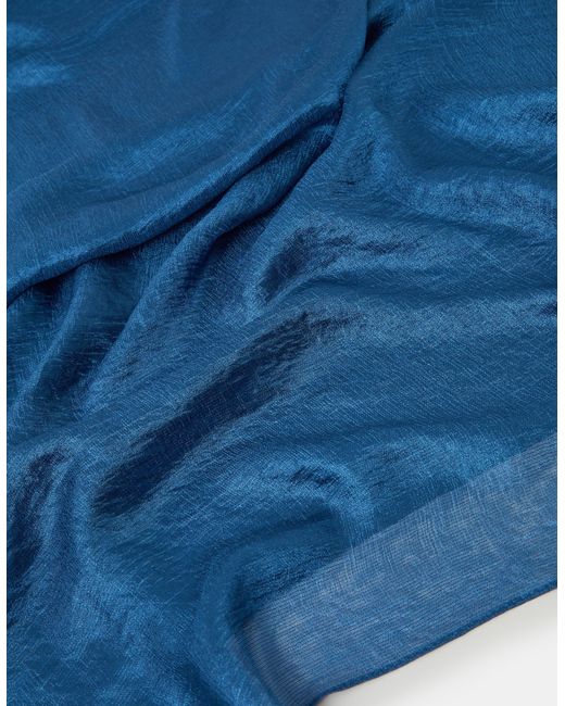 Accessorize Blue Lightweight Shimmer Scarf