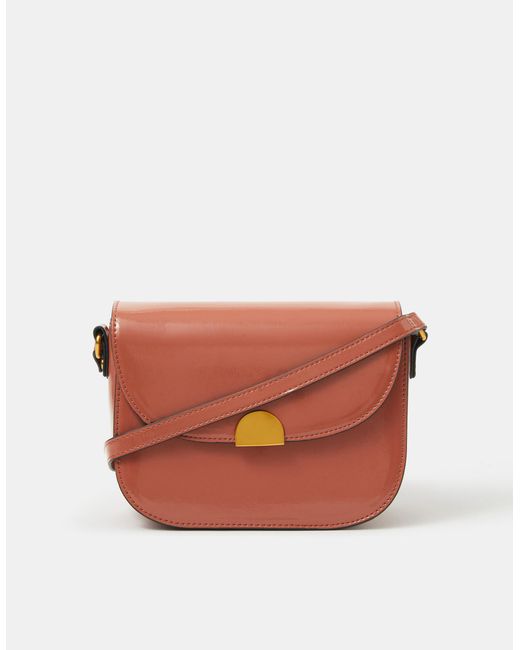 Accessorize Brown Boxy Crossbody Bag