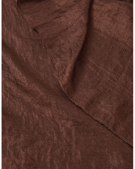 Accessorize Brown Lightweight Shimmer Scarf