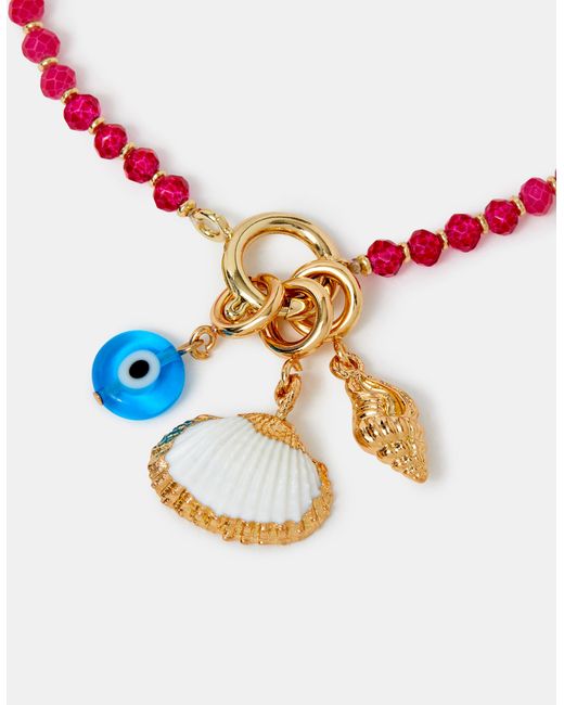 Accessorize Black 3-Pack Shell & Evil Eye Jewellery Charms