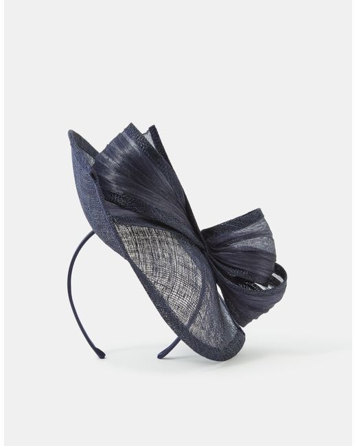 Accessorize Blue Bow Teardrop Fascinator